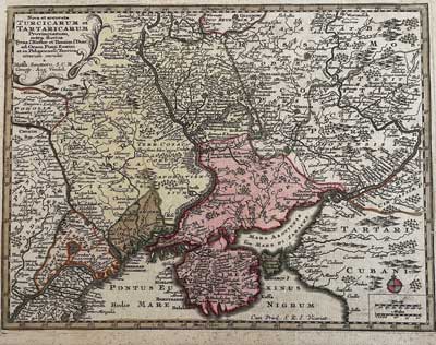 Seutter Ukraine & Crimea 1744